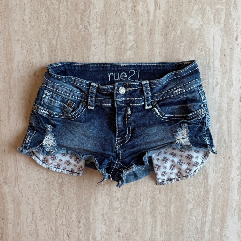 Rue21 Distressed Denim Shorts